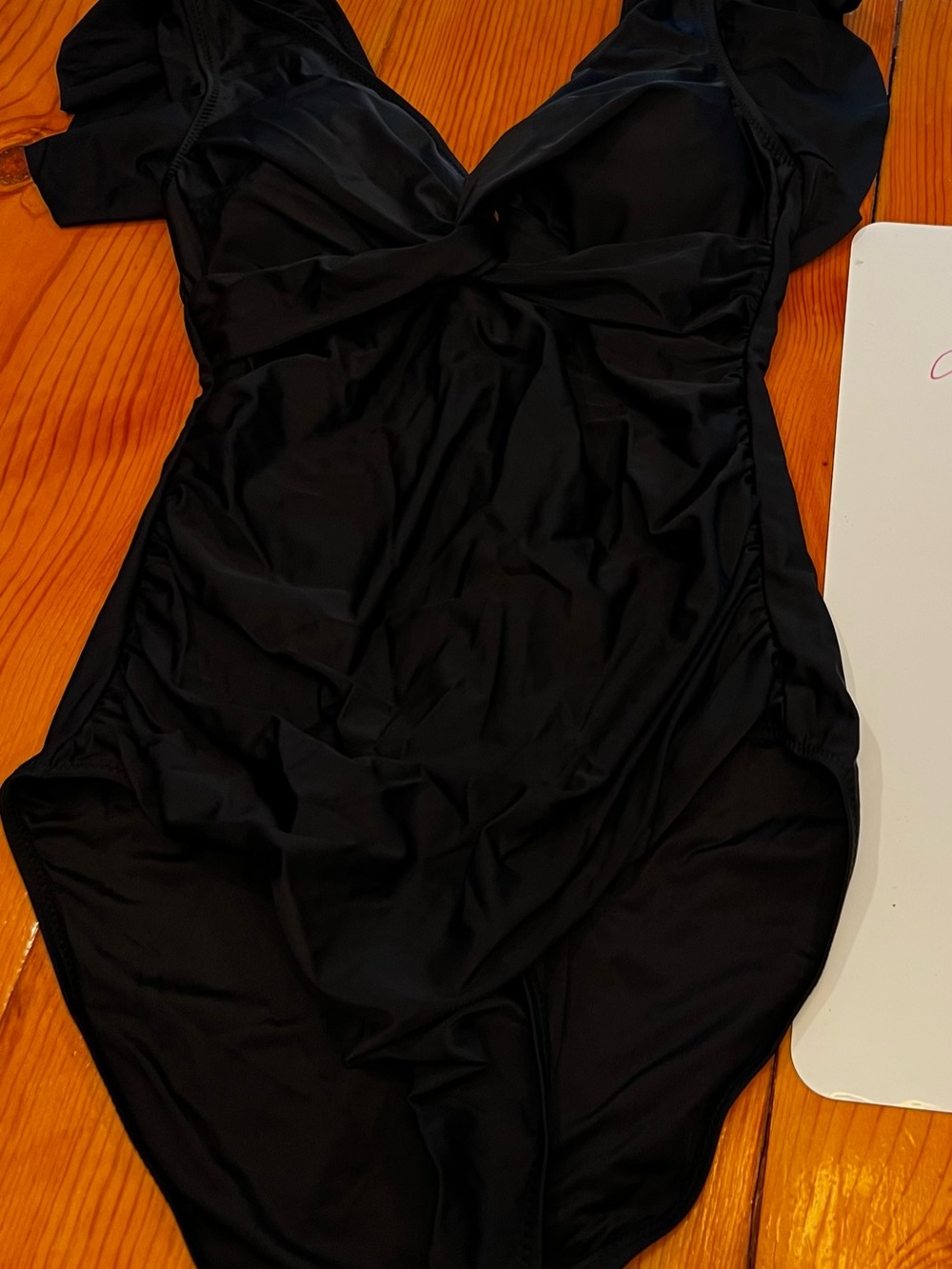 Women's Black One-Piece Swimsuit - Sleek Classic Fit